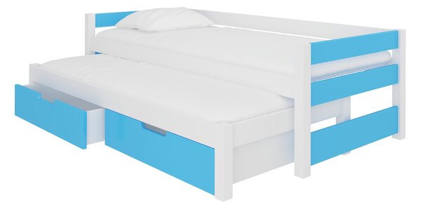 Rozkladacia detská posteľ 200x90 cm. Vlastná spoľahlivá doprava až k Vám domov. 1052109