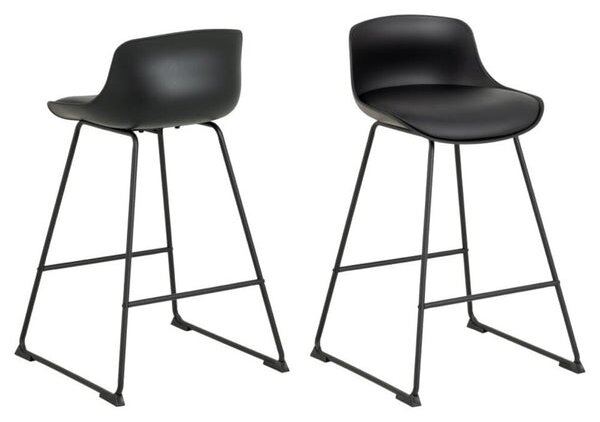 Barová stolička Justine (čierna)