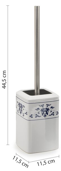 Gedy Gedy, CIXI WC kefa na postavenie, porcelán, modrá/biela, CX3389