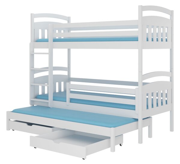 Poschodová detská posteľ 200x90 cm. Vlastná spoľahlivá doprava až k Vám domov. 1052273