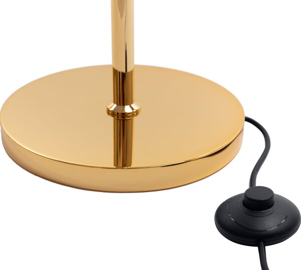 Toolight - podlahová stojaca lampa Reno E27, 300216, zlatá, OSW-09853