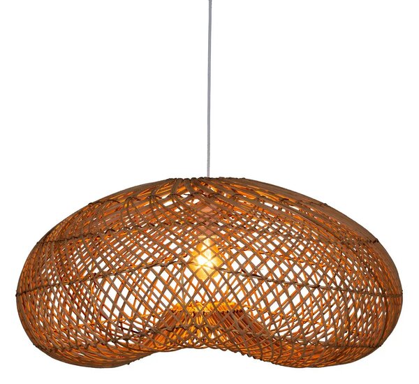 Ratanová závesná lampa JENNY