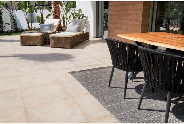Sivý vnútorný a vonkajší koberec 60x125 cm Belle Concrete – Pappelina