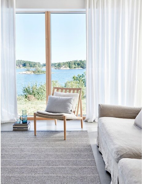 Sivý vnútorný a vonkajší koberec 60x125 cm Belle Concrete – Pappelina