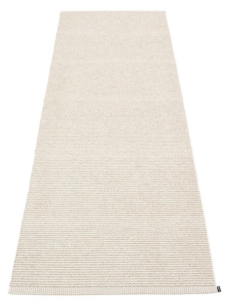 Krémový vnútorný a vonkajší behúň 70x200 cm Mono Linen Vanilla – Pappelina