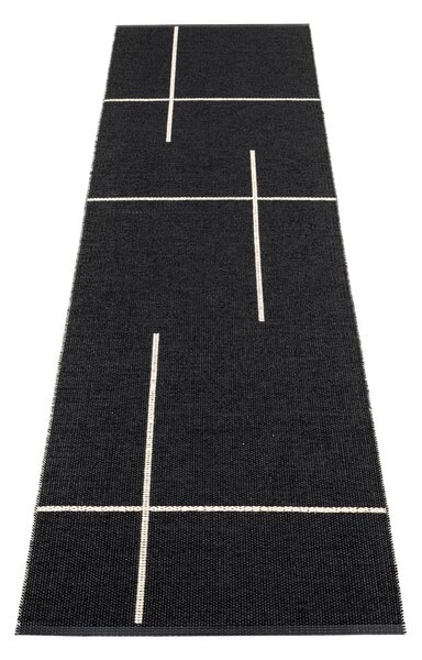 Čierny vnútorný a vonkajší behúň 70x270 cm Fred Black – Pappelina