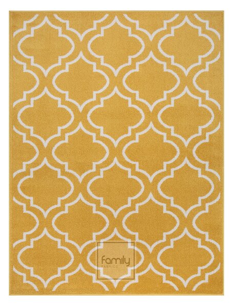 Originálny žltý koberec v škandinávskom štýle Žltá Šírka: 80 cm | Dĺžka: 150 cm