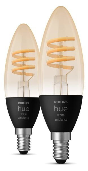 Filamentové žiarovky v súprave 2 ks E14, 5 W White ambiance – Philips Hue