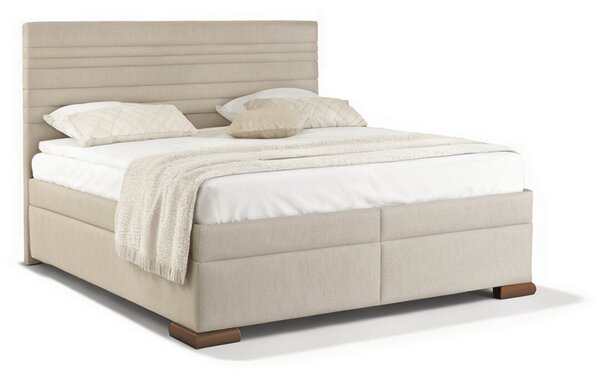 Americká posteľ boxspring NUVIA, s matracmi a úložným priestorom
