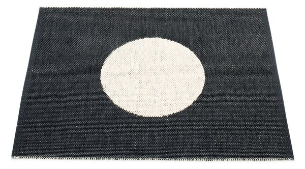 Čierno-biely vnútorný a vonkajší koberec 70x90 cm Vera Black – Pappelina
