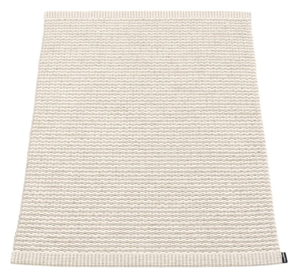 Krémový vnútorný a vonkajší koberec 60x85 cm Mono Linen Vanilla – Pappelina