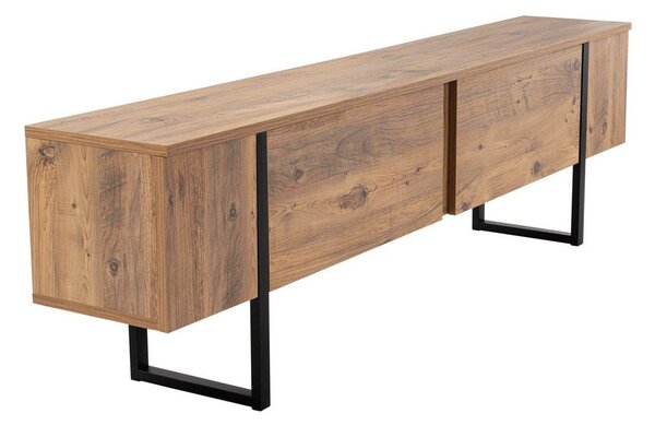TV stolík v dekore borovice v prírodnej farbe 180x50x29,5 cm Serenity – Kalune Design
