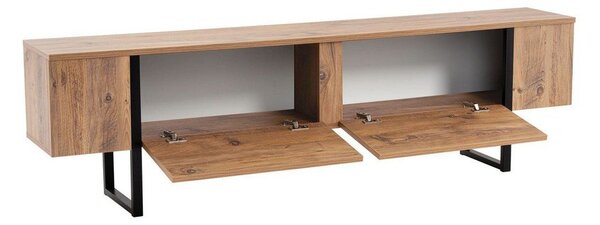 TV stolík v dekore borovice v prírodnej farbe 180x50x29,5 cm Serenity – Kalune Design