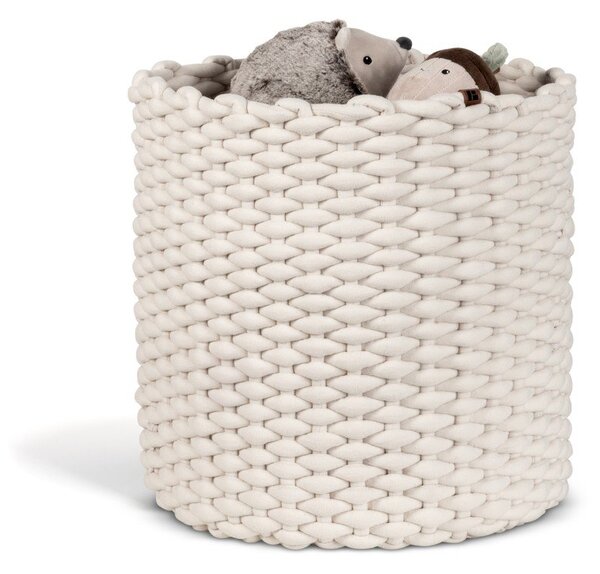 Látkový košík ø 40x40 cm Peach Skin Round XL – Bigso