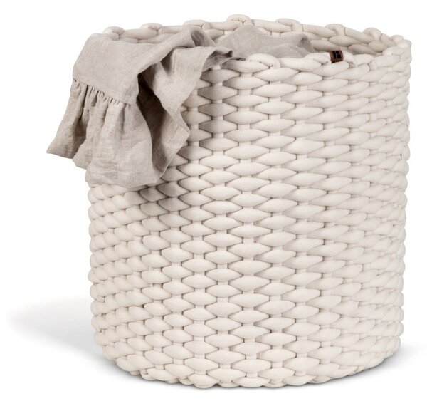 Látkový košík ø 40x40 cm Peach Skin Round XL – Bigso