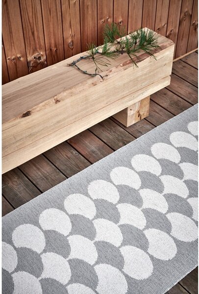Krémový vnútorný a vonkajší behúň 70x250 cm Poppy Linen – Pappelina