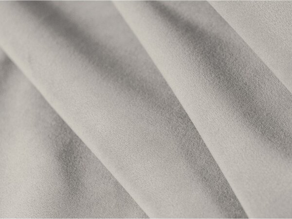 Sivá čalúnená dvojlôžková posteľ s úložným priestorom s roštom 160x200 cm Solange – Micadoni