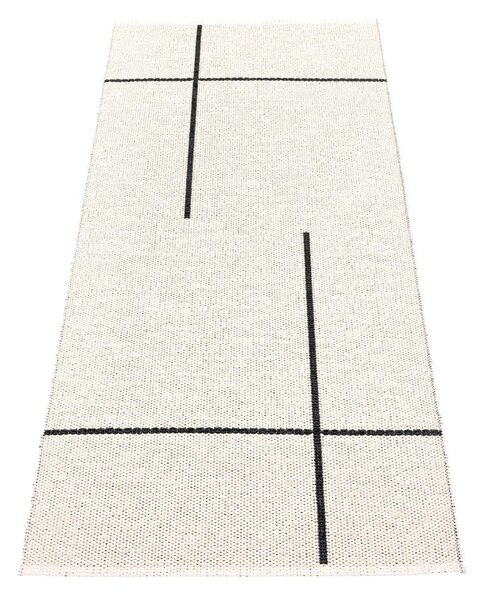 Čierny vnútorný a vonkajší behúň 70x180 cm Fred Black – Pappelina