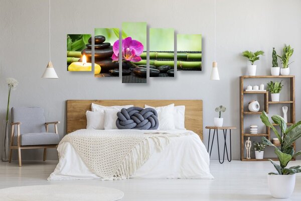 5-dielny obraz Feng Shui zátišie