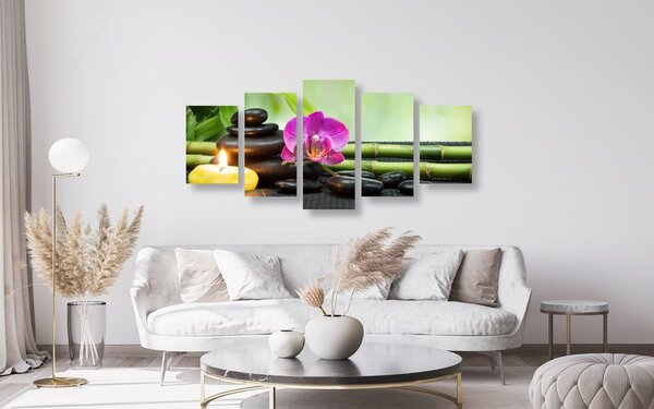 5-dielny obraz Feng Shui zátišie
