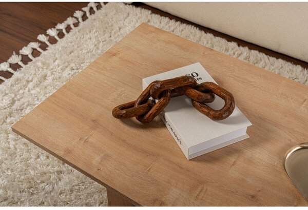 Konferenčný stolík v dekore duba v prírodnej farbe 60x119 cm Sabin – Kalune Design