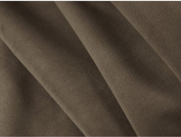 Taupe čalúnená dvojlôžková posteľ s úložným priestorom s roštom 160x200 cm Mount – Micadoni