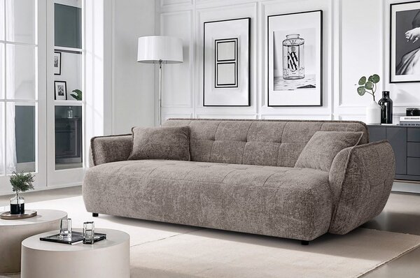 Taupe ženilková pohovka 250 cm Nelia Big – Ropez