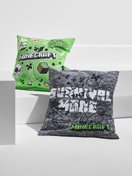 Sinsay - Obliečky na vankúš 2 balenie Minecraft - zelená