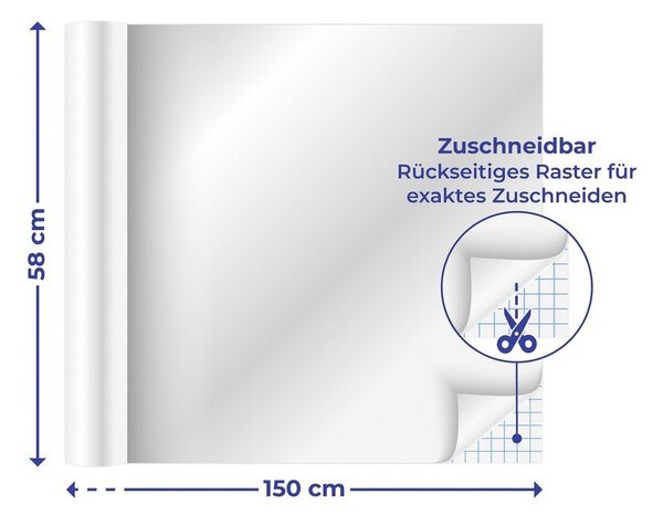 Zrkadlová samolepka 58x150 cm – Wenko