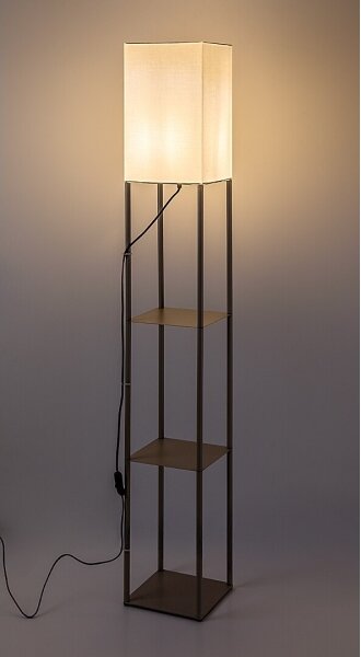 Rabalux 74192 - Stojacia lampa BRONN 1xE27/40W/230V béžová