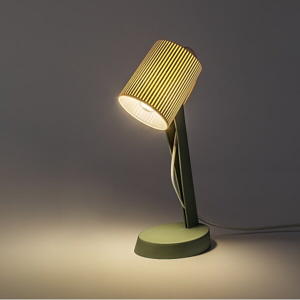 Rabalux 74087 - Stolná lampa SOLVET 1xE14/11W/230V zelená