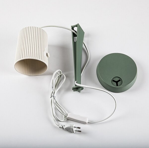 Rabalux 74087 - Stolná lampa SOLVET 1xE14/11W/230V zelená