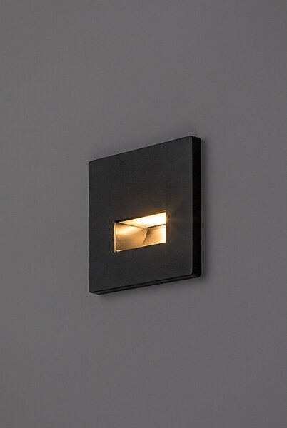 Rabalux 77195 - LED schodiskové svietidlo LUNCA LED/1W/230V 3000/4500/6500K čierne