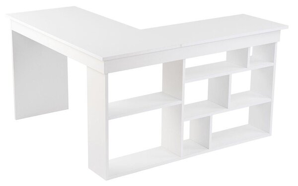 Matný pracovný stôl 120x130 cm Vesper – Kalune Design