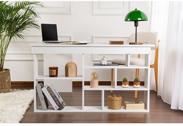 Matný pracovný stôl 120x130 cm Vesper – Kalune Design
