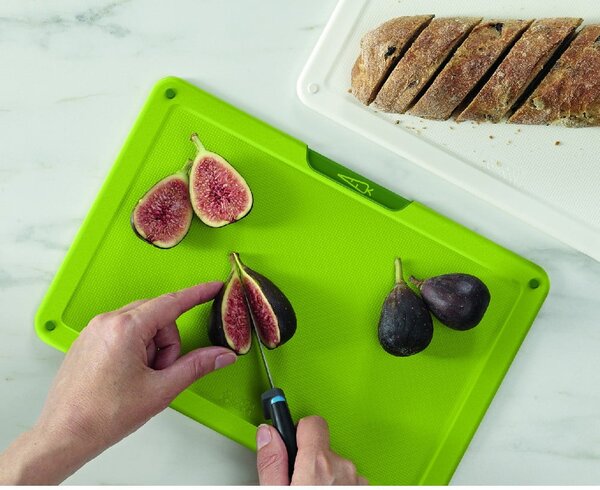Súprava dosiek a nožov so stojanom 10x32 cm Folio Icon Plus – Joseph Joseph