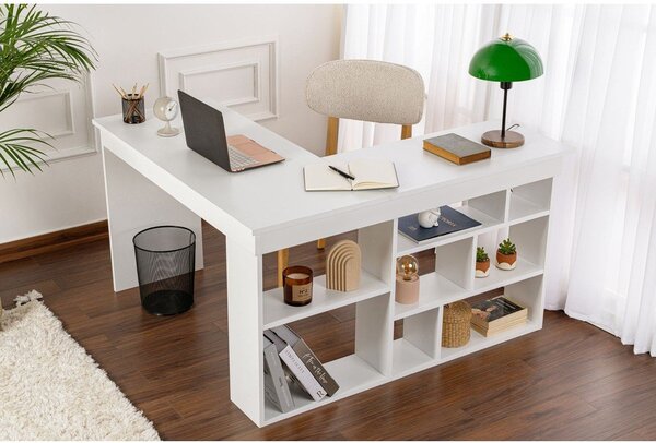 Matný pracovný stôl 120x130 cm Vesper – Kalune Design