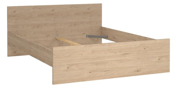 Dvojlôžková posteľ v dekore duba v prírodnej farbe 160x200 cm Naia – Tvilum