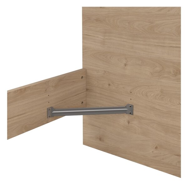 Dvojlôžková posteľ v dekore duba v prírodnej farbe 160x200 cm Naia – Tvilum