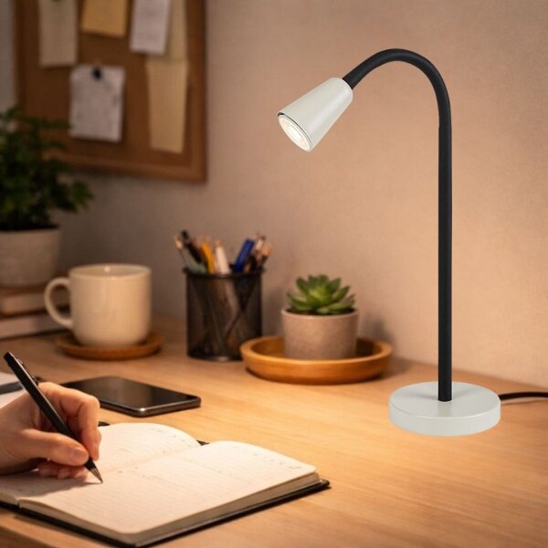 Rabalux 74093 - Stolná lampa ALDO 1xGU10/7W/230V krémová