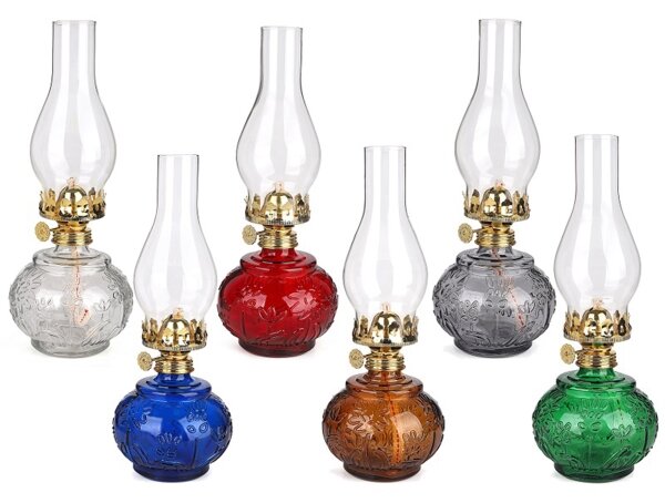 Brilagi - Petrolejová lampa MERLIN červená