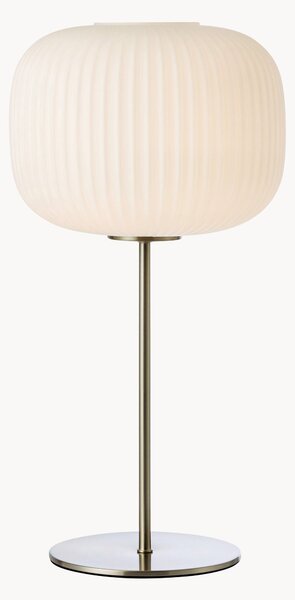 Veľká sklenená stolová lampa Sober