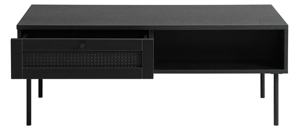 Čierny konferenčný stolík 60x110 cm Pensacola – Unique Furniture