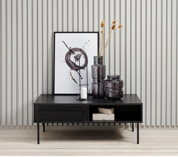 Čierny konferenčný stolík 60x110 cm Pensacola – Unique Furniture