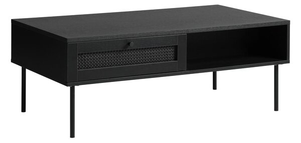 Čierny konferenčný stolík 60x110 cm Pensacola – Unique Furniture