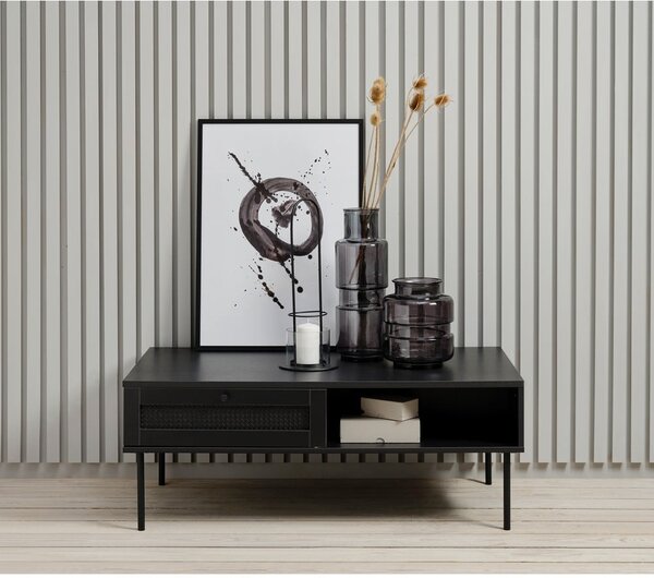 Čierny konferenčný stolík 60x110 cm Pensacola – Unique Furniture