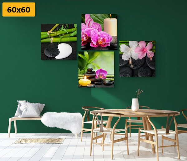 Set obrazov Feng Shui zátišie