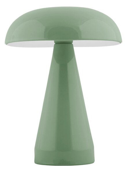 Zelená LED stmievateľná stolová lampa s kovovým tienidlom (výška 20,5 cm) Rachel – Leitmotiv