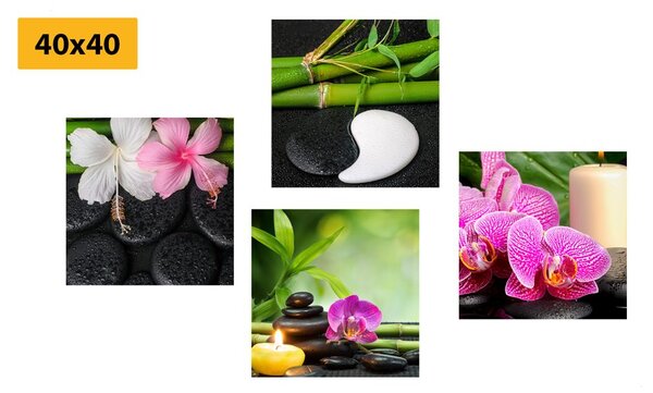 Set obrazov Feng Shui zátišie