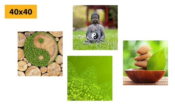 Set obrazov príjemná harmónia Feng Shui